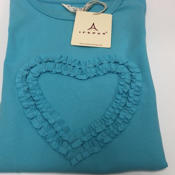 Ipuang girls heart long sleeve tee shirt - Picture 3 of 4